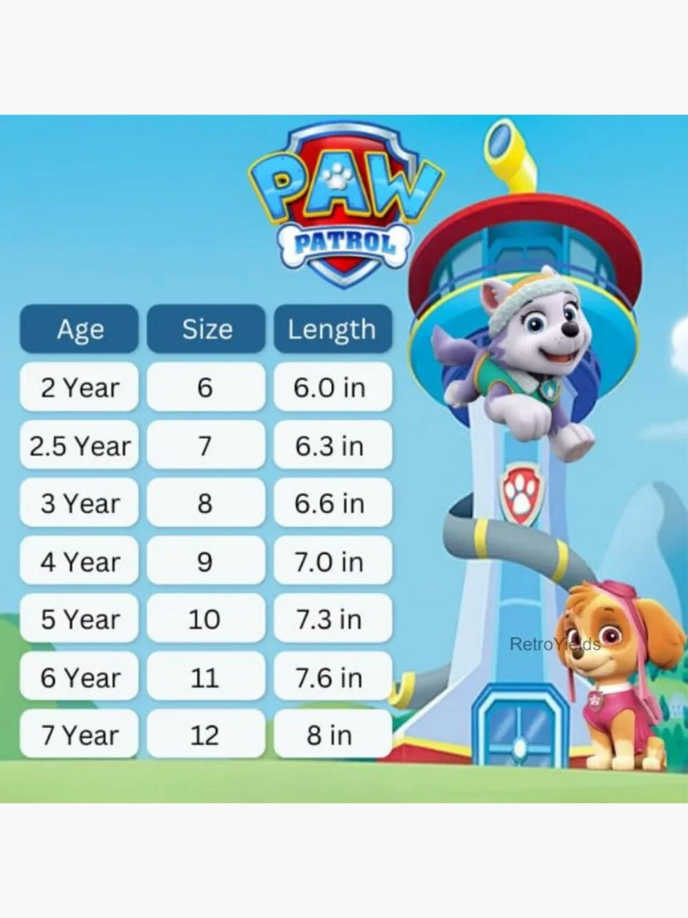 Light Up Sandals for Toddler Girls - Paw Patrol Skye Everest Adjustable